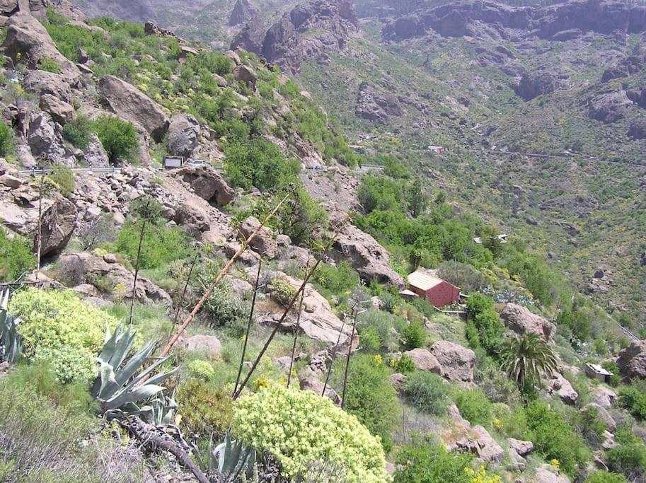 Vila Casa Cueva El Pedregal Tejeda Exteriér fotografie